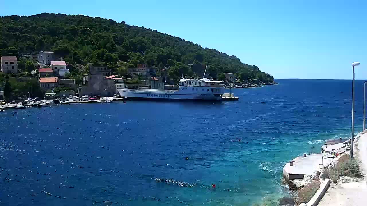 Otok Žirje Island Uvala Buna Cove Village & Port Live Cam - Zirje, Otok Zirje, Šibenik-Knin, Croatia