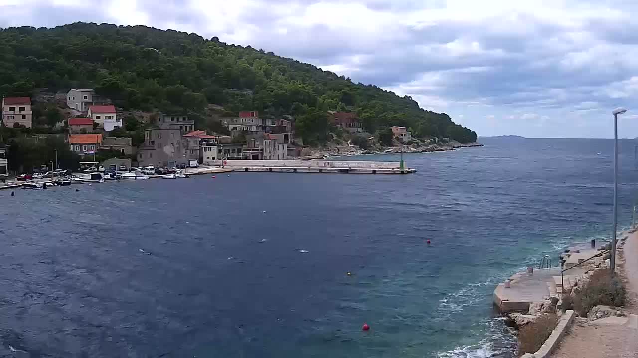 Otok Žirje Island Uvala Buna Cove Village & Port Live Cam - Zirje, Otok Zirje, Šibenik-Knin, Croatia