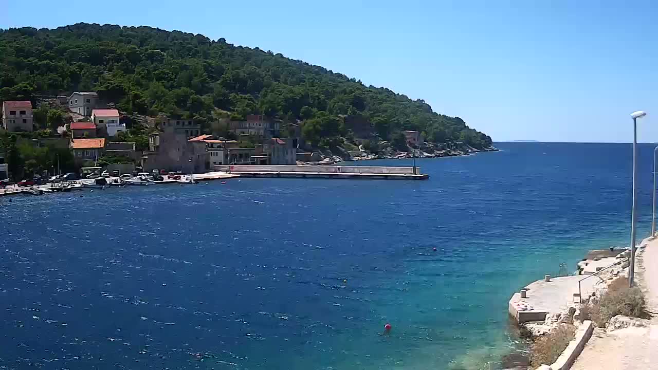 Otok Žirje Island Uvala Buna Cove Village & Port Live Cam - Zirje, Otok Zirje, Šibenik-Knin, Croatia