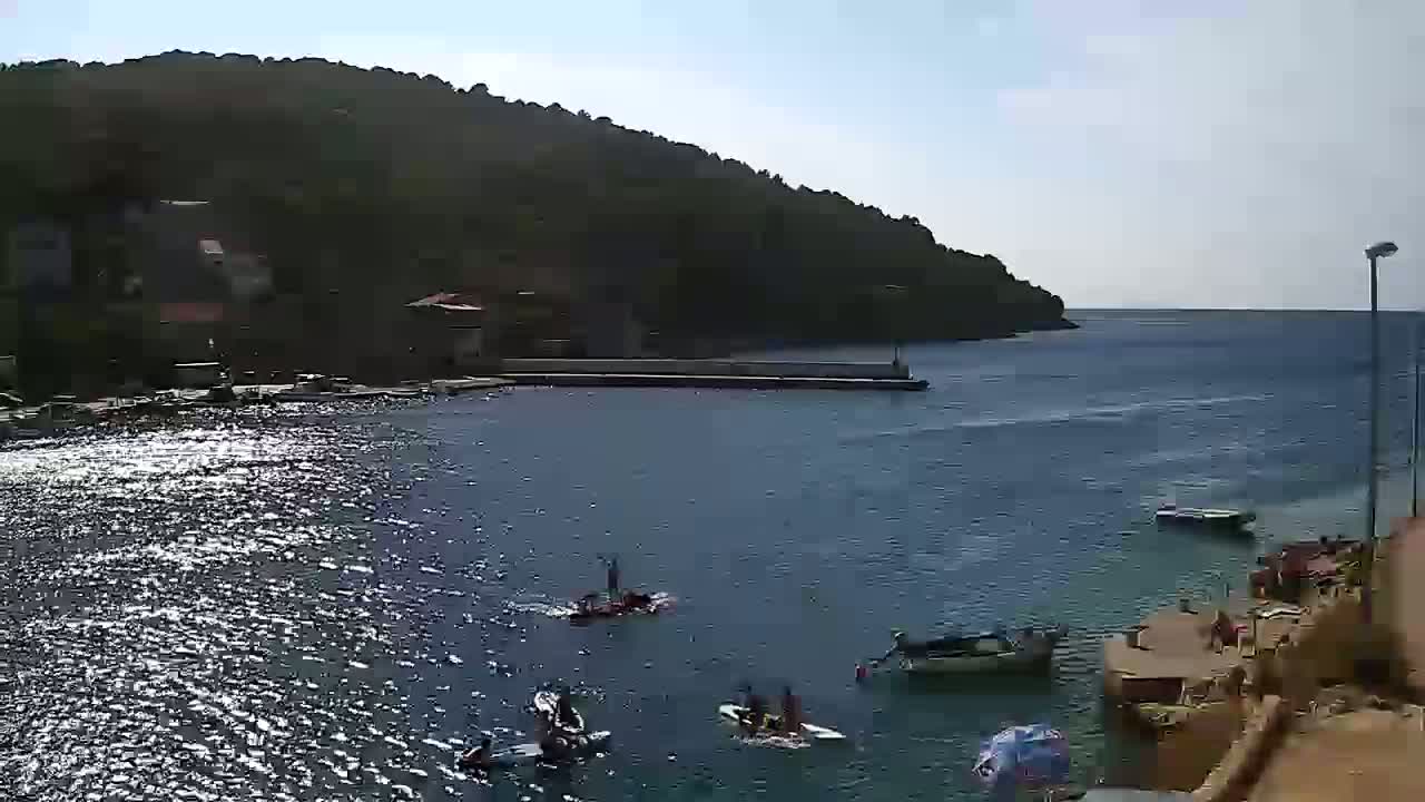 Otok Žirje Island Uvala Buna Cove Village & Port Live Cam - Zirje, Otok Zirje, Šibenik-Knin, Croatia