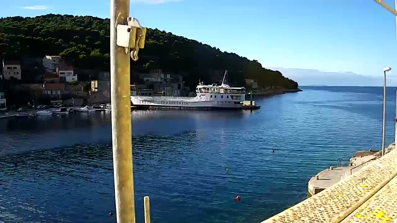 Otok Žirje Island Uvala Buna Cove Village & Port Live Cam - Zirje, Otok Zirje, Šibenik-Knin, Croatia