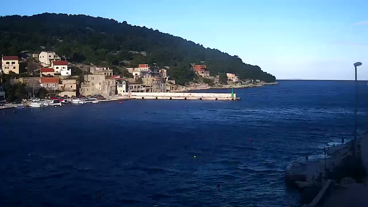 Otok Žirje Island Uvala Buna Cove Village & Port Live Cam - Zirje, Otok Zirje, Šibenik-Knin, Croatia