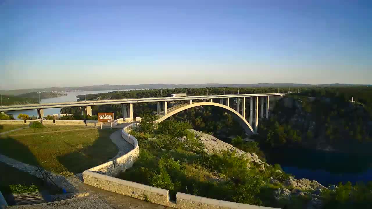 Most Krka Bridge & Krka River Live Cam - Skradin, Sibenik-Knin, Croatia