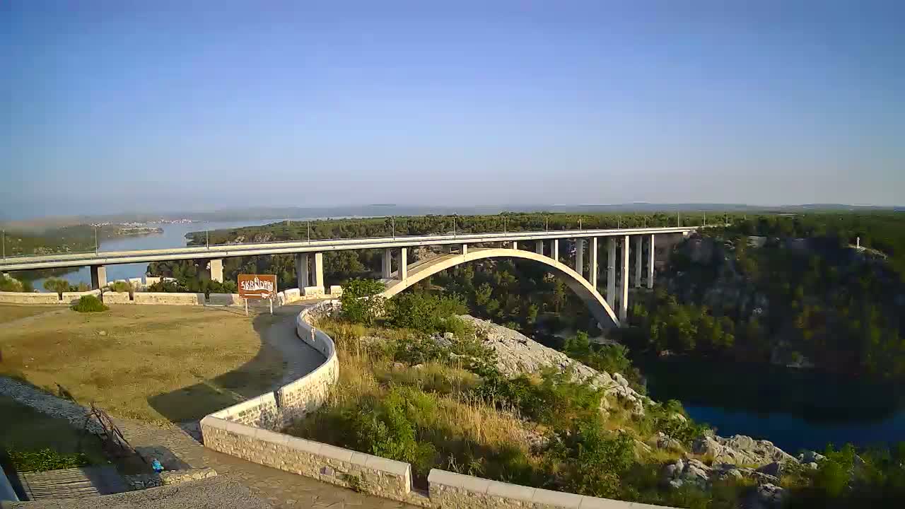 Most Krka Bridge & Krka River Live Cam - Skradin, Sibenik-Knin, Croatia
