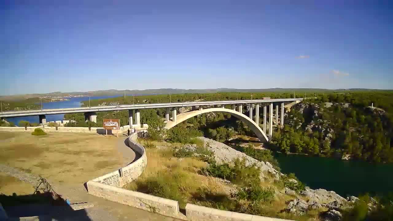 Most Krka Bridge & Krka River Live Cam - Skradin, Sibenik-Knin, Croatia