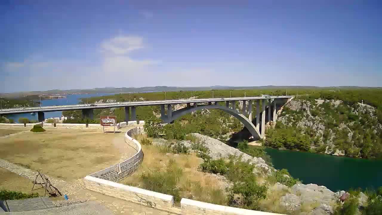 Most Krka Bridge & Krka River Live Cam - Skradin, Sibenik-Knin, Croatia