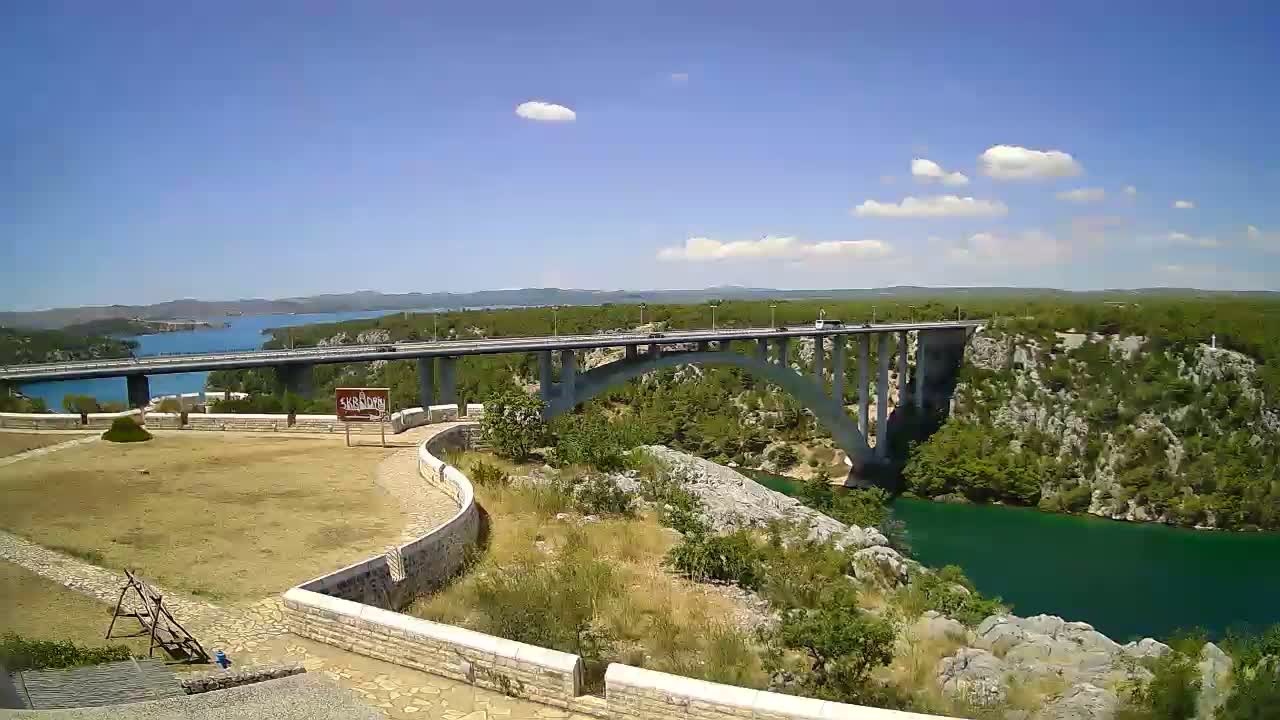Most Krka Bridge & Krka River Live Cam - Skradin, Sibenik-Knin, Croatia