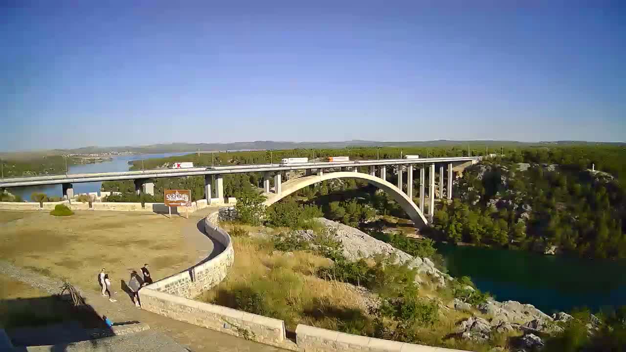 Most Krka Bridge & Krka River Live Cam - Skradin, Sibenik-Knin, Croatia