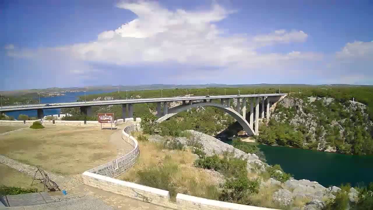 Most Krka Bridge & Krka River Live Cam - Skradin, Sibenik-Knin, Croatia