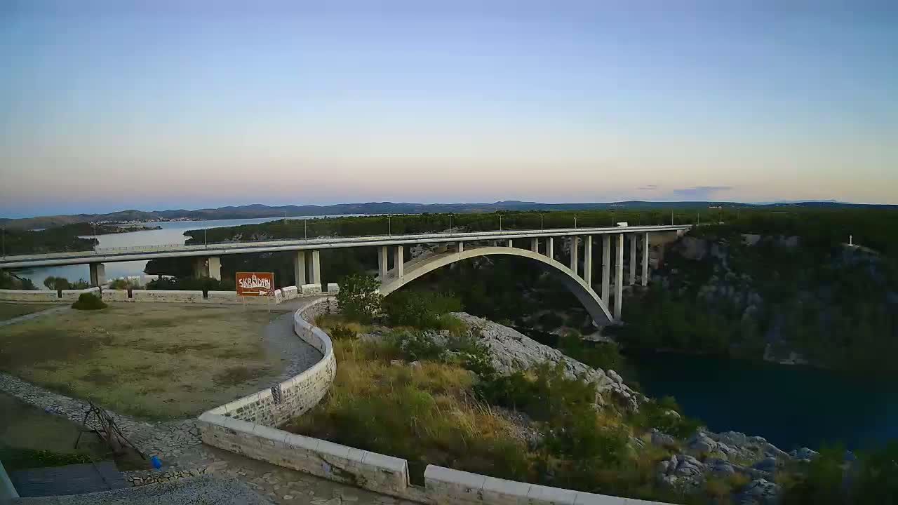 Most Krka Bridge & Krka River Live Cam - Skradin, Sibenik-Knin, Croatia