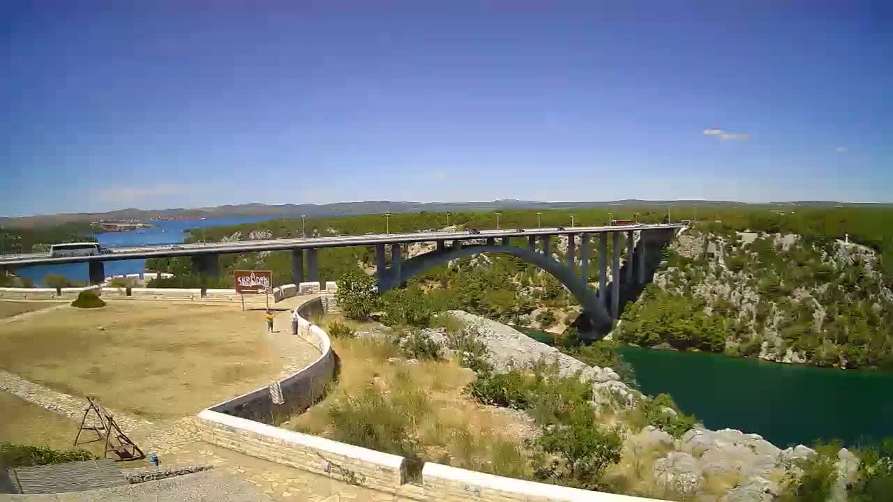 Most Krka Bridge & Krka River Live Cam - Skradin, Sibenik-Knin, Croatia