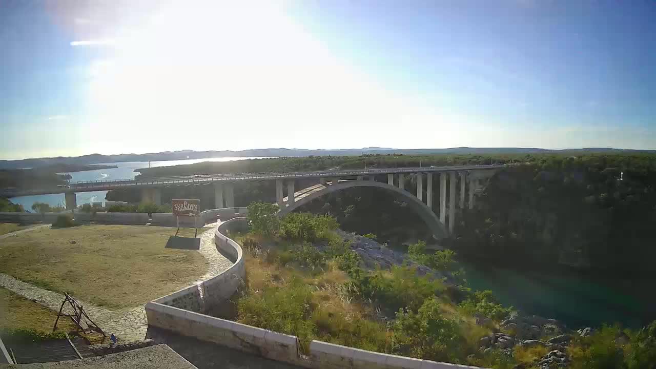 Most Krka Bridge & Krka River Live Cam - Skradin, Sibenik-Knin, Croatia