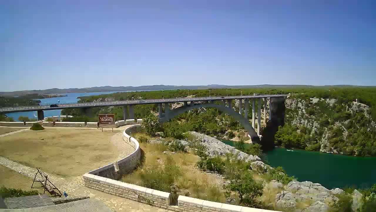Most Krka Bridge & Krka River Live Cam - Skradin, Sibenik-Knin, Croatia