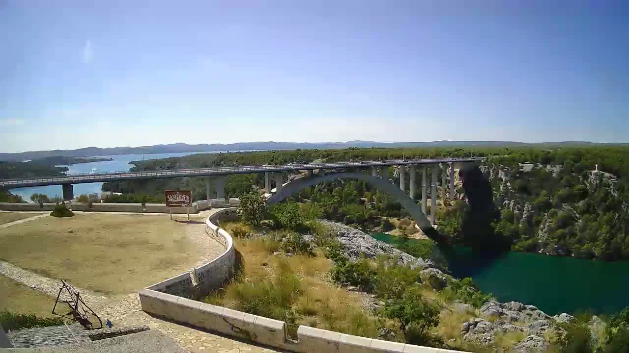 Most Krka Bridge & Krka River Live Cam - Skradin, Sibenik-Knin, Croatia