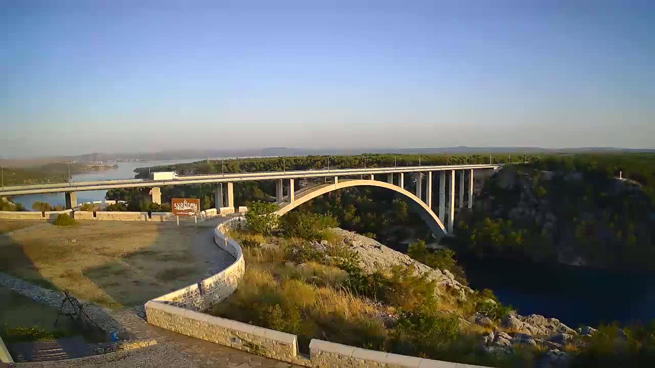 Most Krka Bridge & Krka River Live Cam - Skradin, Sibenik-Knin, Croatia