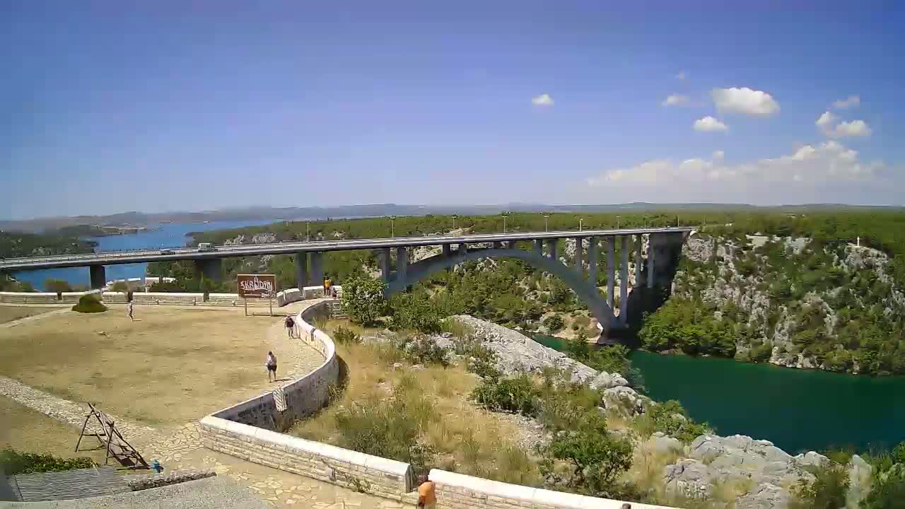 Most Krka Bridge & Krka River Live Cam - Skradin, Sibenik-Knin, Croatia