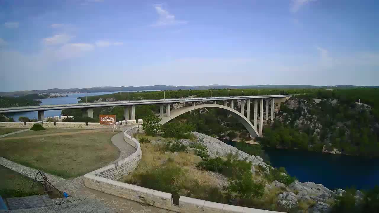 Most Krka Bridge & Krka River Live Cam - Skradin, Sibenik-Knin, Croatia