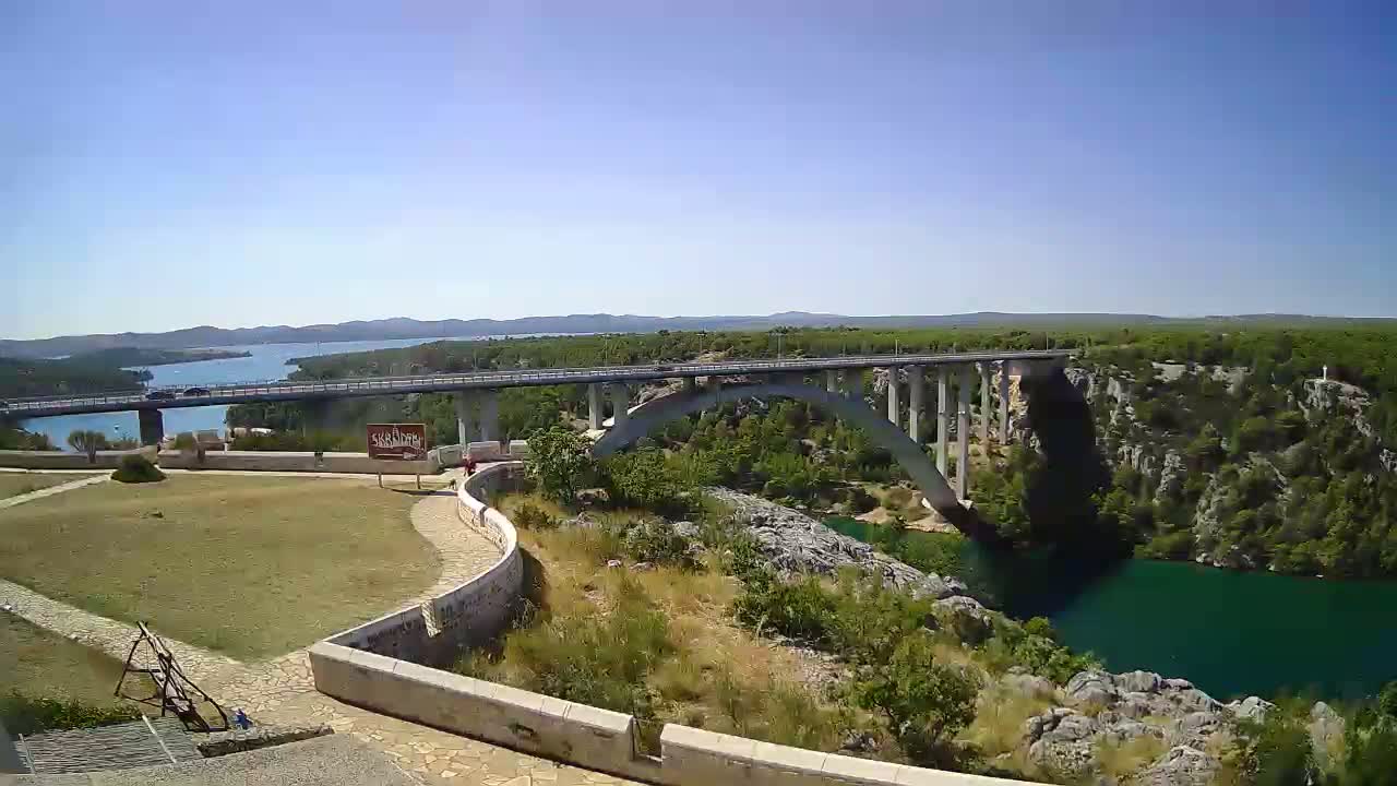 Most Krka Bridge & Krka River Live Cam - Skradin, Sibenik-Knin, Croatia