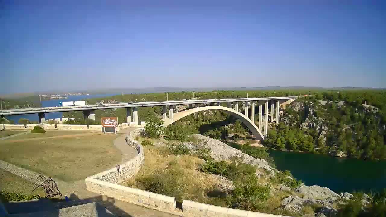 Most Krka Bridge & Krka River Live Cam - Skradin, Sibenik-Knin, Croatia