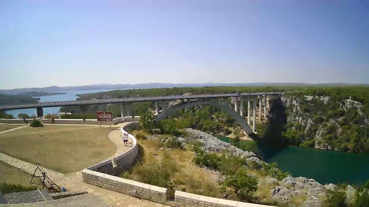 Most Krka Bridge & Krka River Live Cam - Skradin, Sibenik-Knin, Croatia