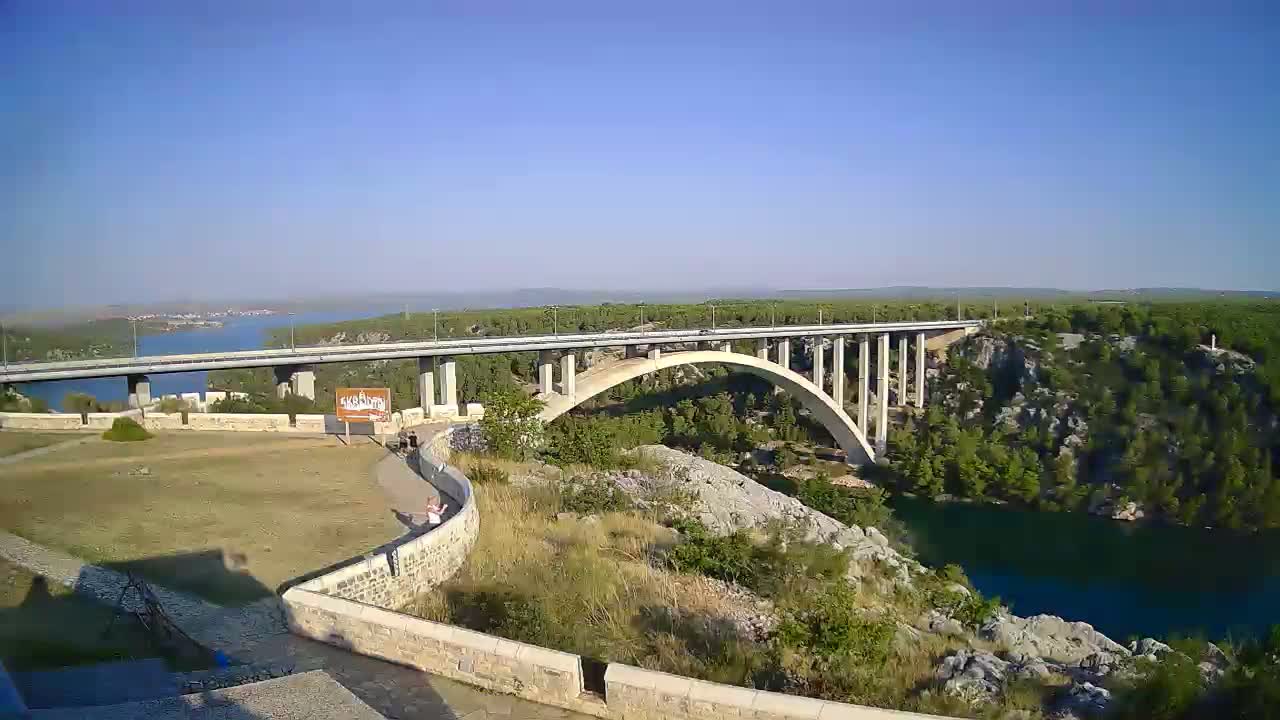Most Krka Bridge & Krka River Live Cam - Skradin, Sibenik-Knin, Croatia
