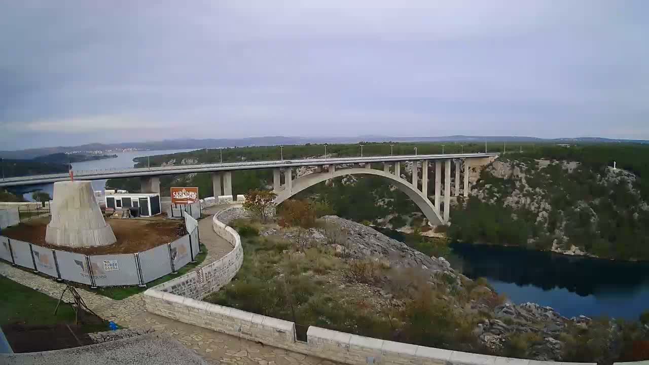 Most Krka Bridge & Krka River Live Cam - Skradin, Sibenik-Knin, Dalmatia, Croatia