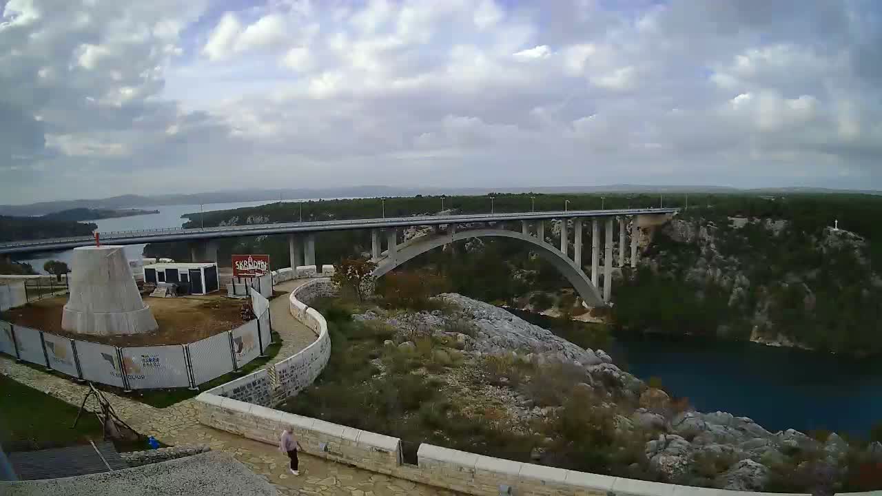 Most Krka Bridge & Krka River Live Cam - Skradin, Sibenik-Knin, Dalmatia, Croatia