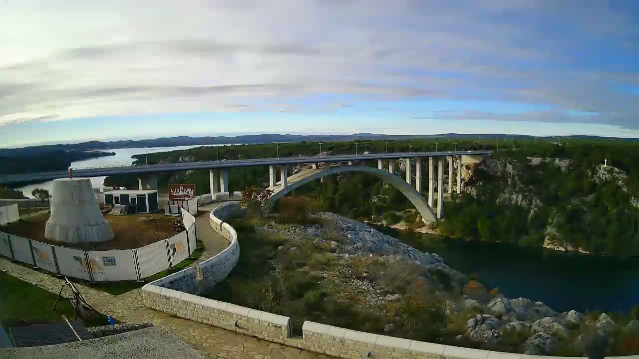 Most Krka Bridge & Krka River Live Cam - Skradin, Sibenik-Knin, Dalmatia, Croatia