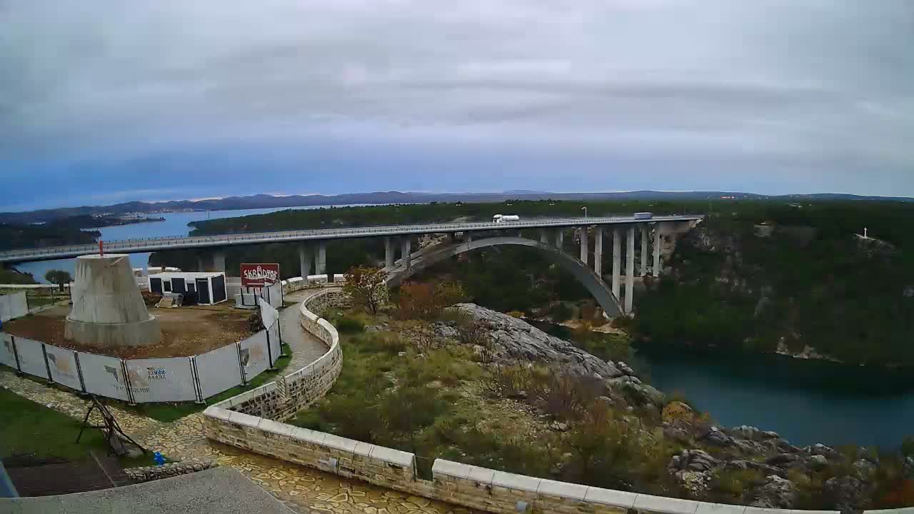 Most Krka Bridge & Krka River Live Cam - Skradin, Sibenik-Knin, Dalmatia, Croatia