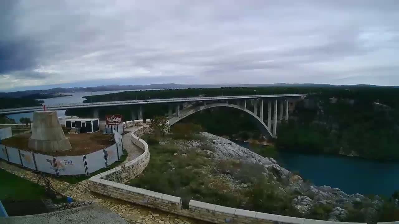 Most Krka Bridge & Krka River Live Cam - Skradin, Sibenik-Knin, Dalmatia, Croatia