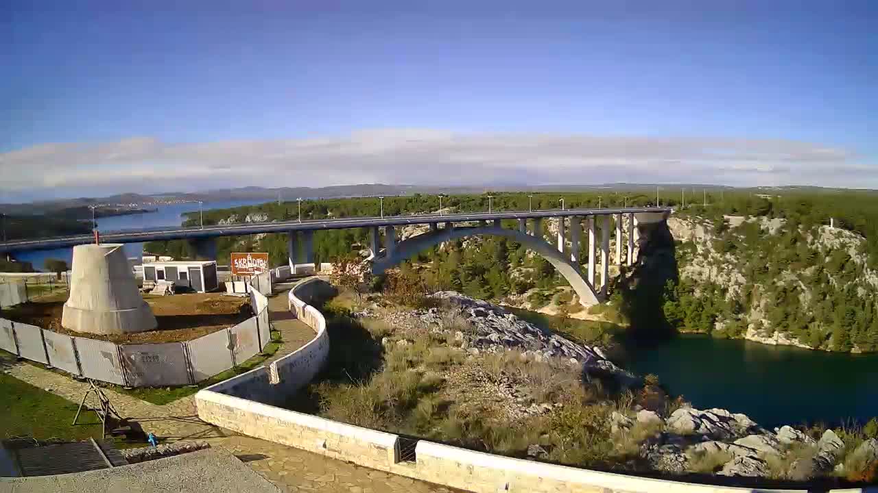 Most Krka Bridge & Krka River Live Cam - Skradin, Sibenik-Knin, Dalmatia, Croatia