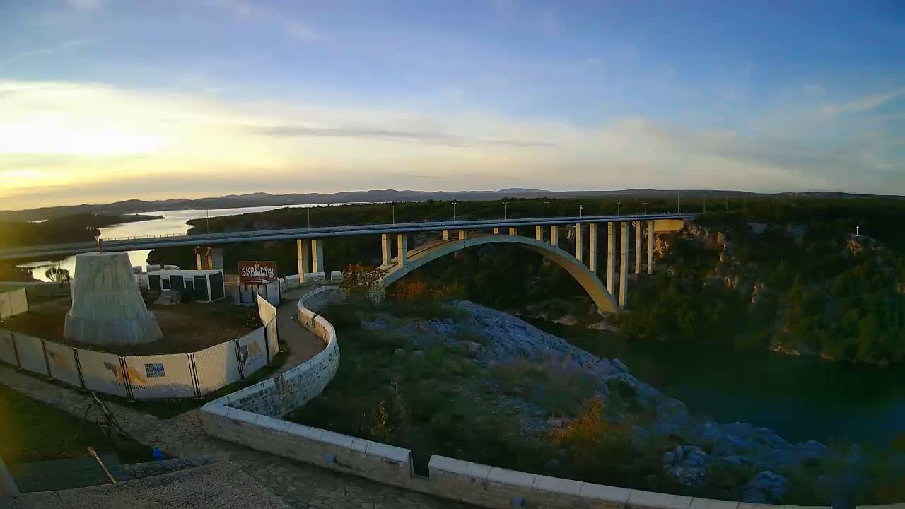 Most Krka Bridge & Krka River Live Cam - Skradin, Sibenik-Knin, Dalmatia, Croatia