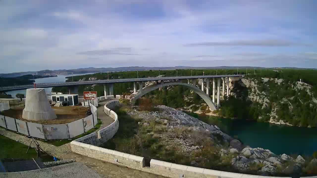 Most Krka Bridge & Krka River Live Cam - Skradin, Sibenik-Knin, Dalmatia, Croatia
