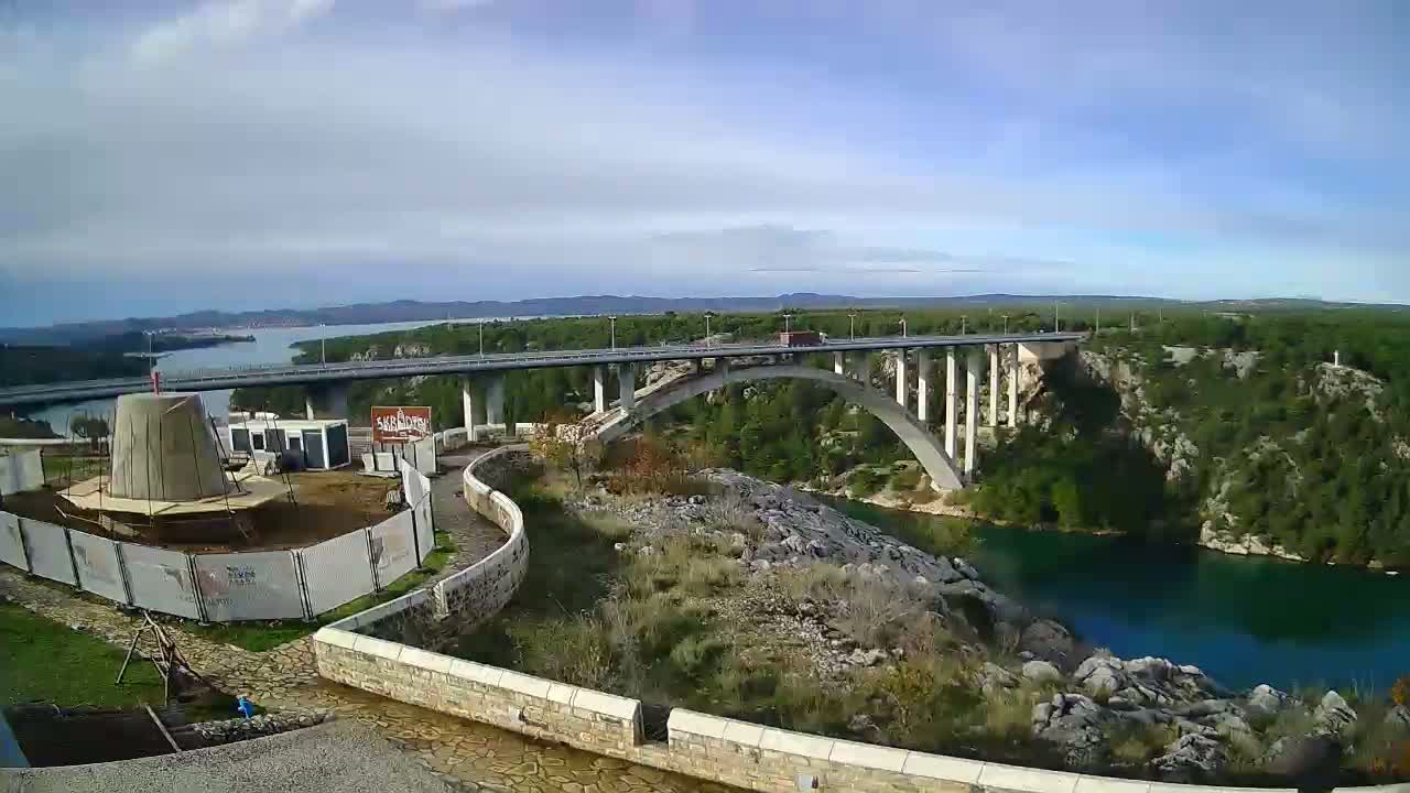 Most Krka Bridge & Krka River Live Cam - Skradin, Sibenik-Knin, Dalmatia, Croatia