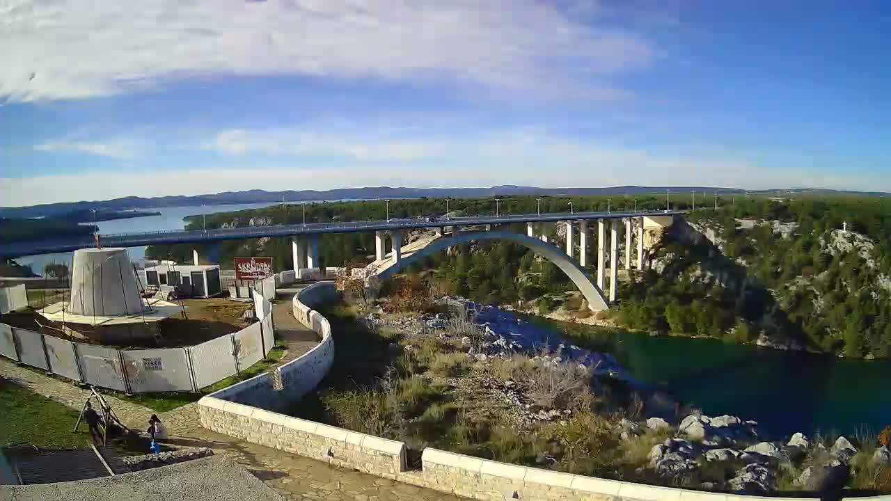 Most Krka Bridge & Krka River Live Cam - Skradin, Sibenik-Knin, Dalmatia, Croatia