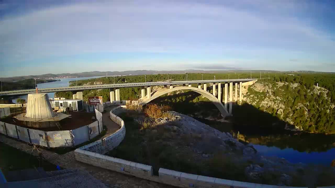 Most Krka Bridge & Krka River Live Cam - Skradin, Sibenik-Knin, Dalmatia, Croatia