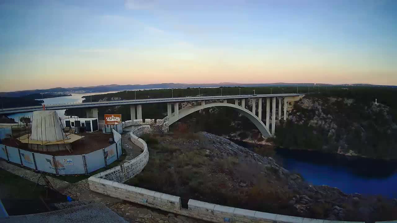 Most Krka Bridge & Krka River Live Cam - Skradin, Sibenik-Knin, Dalmatia, Croatia