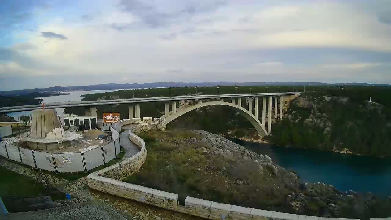 Most Krka Bridge & Krka River Live Cam - Skradin, Sibenik-Knin, Dalmatia, Croatia