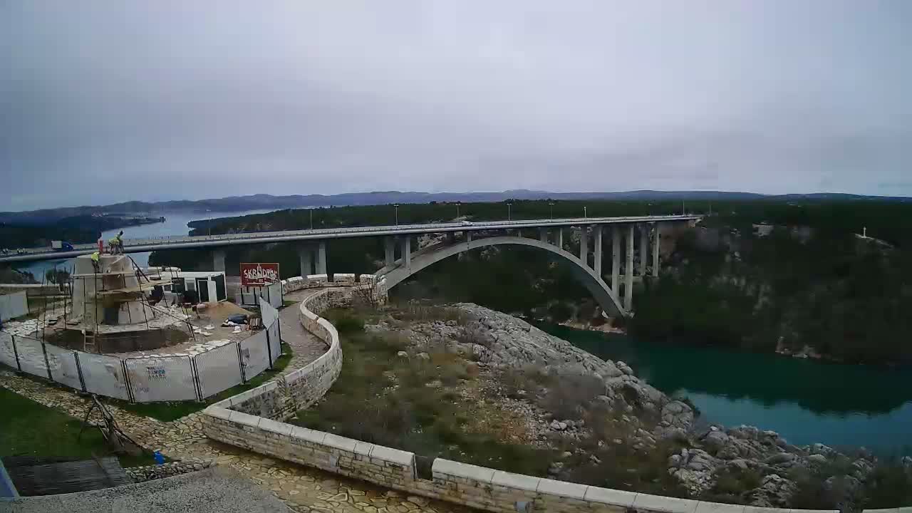 Most Krka Bridge & Krka River Live Cam - Skradin, Sibenik-Knin, Dalmatia, Croatia