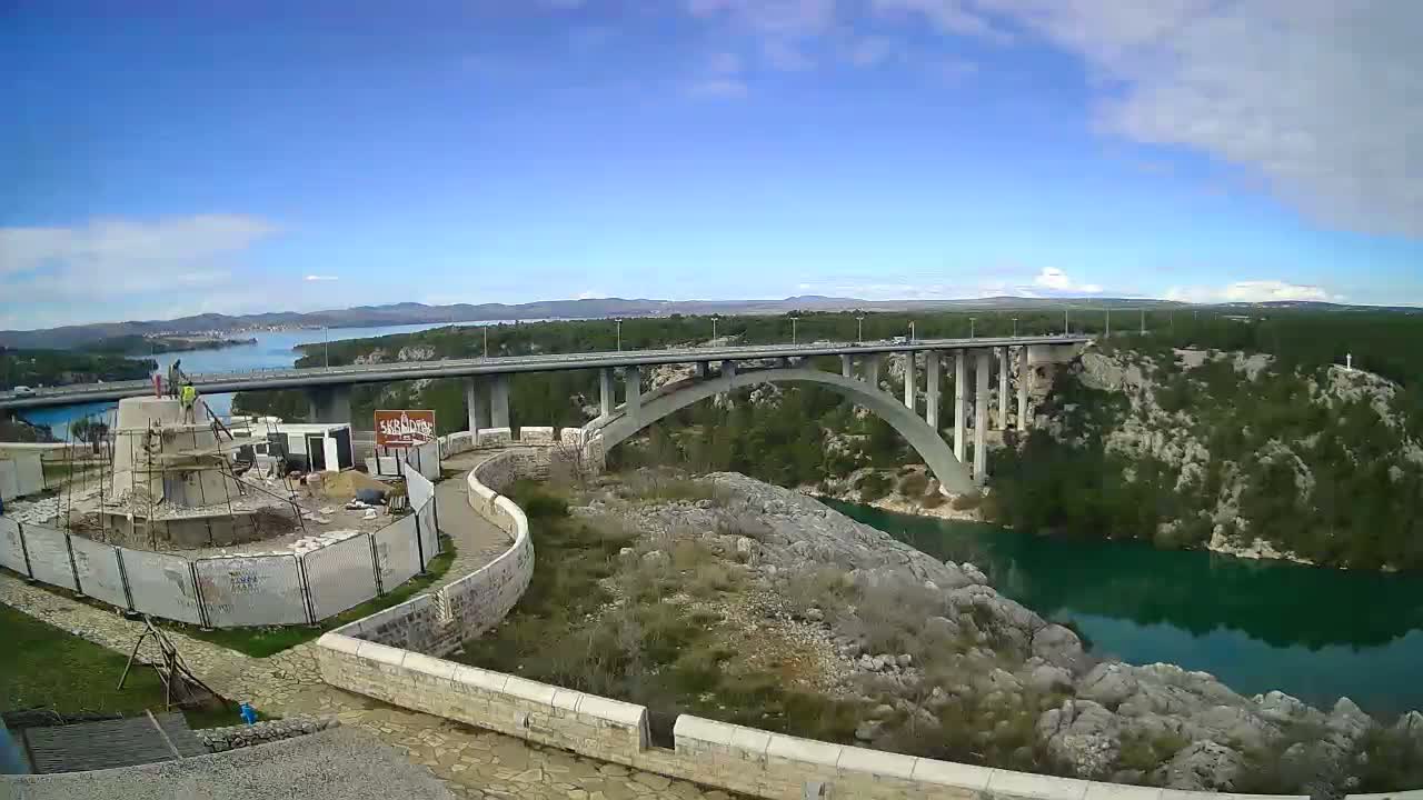 Most Krka Bridge & Krka River Live Cam - Skradin, Sibenik-Knin, Dalmatia, Croatia
