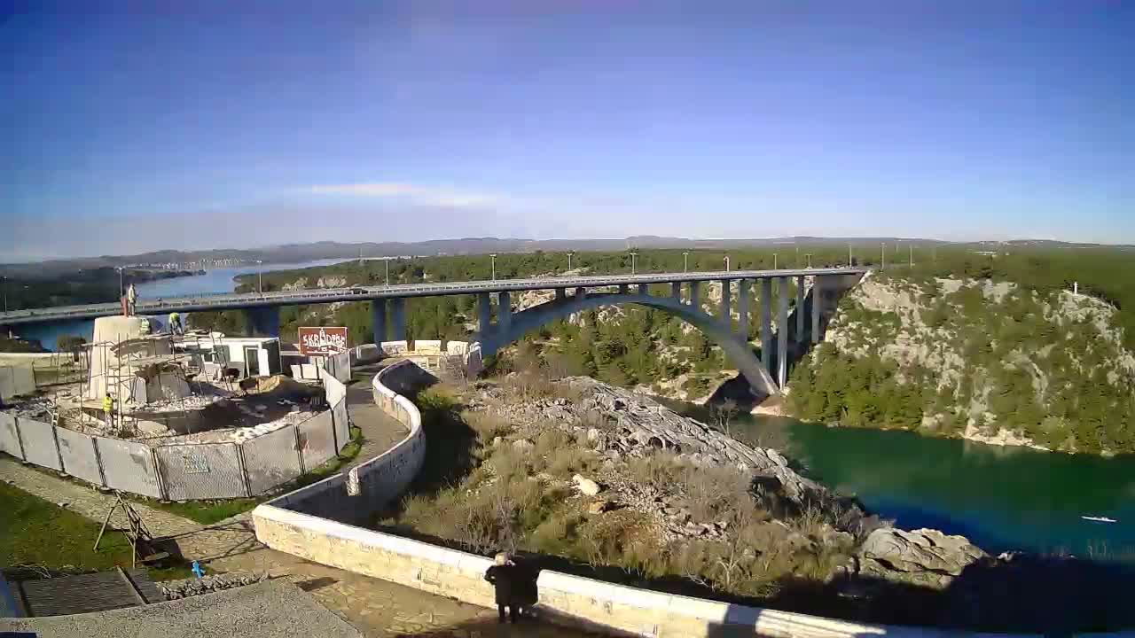 Most Krka Bridge & Krka River Live Cam - Skradin, Sibenik-Knin, Dalmatia, Croatia