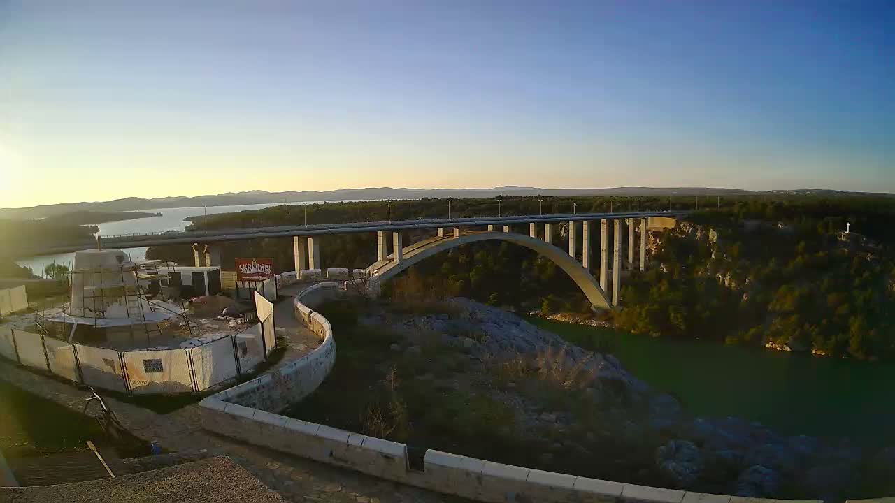 Most Krka Bridge & Krka River Live Cam - Skradin, Sibenik-Knin, Dalmatia, Croatia