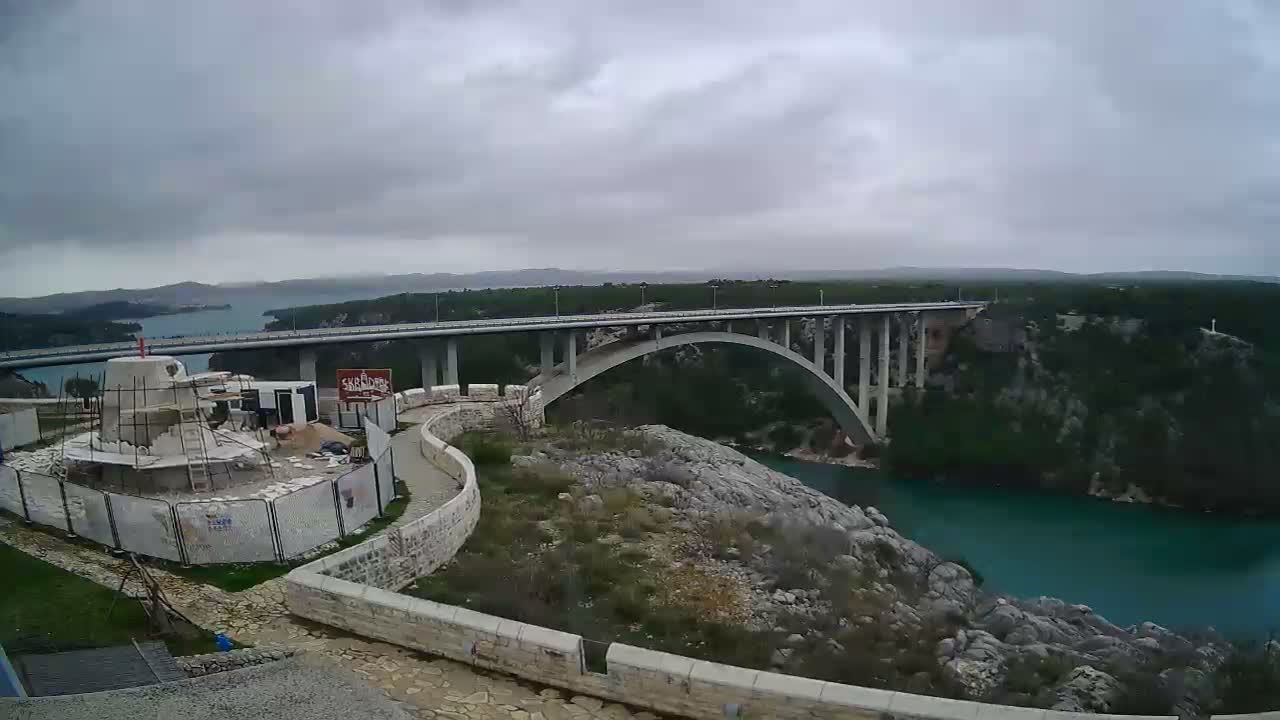 Most Krka Bridge & Krka River Live Cam - Skradin, Sibenik-Knin, Dalmatia, Croatia