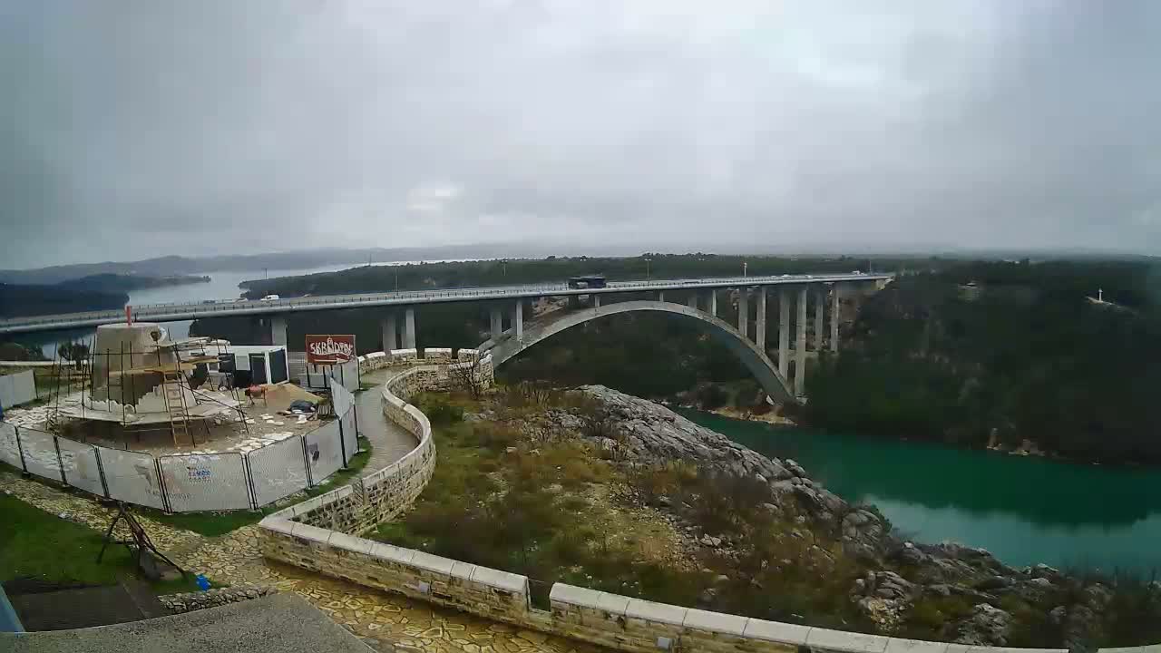 Most Krka Bridge & Krka River Live Cam - Skradin, Sibenik-Knin, Dalmatia, Croatia