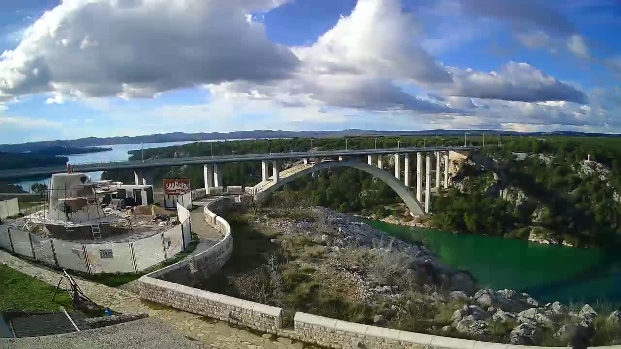 Most Krka Bridge & Krka River Live Cam - Skradin, Sibenik-Knin, Dalmatia, Croatia