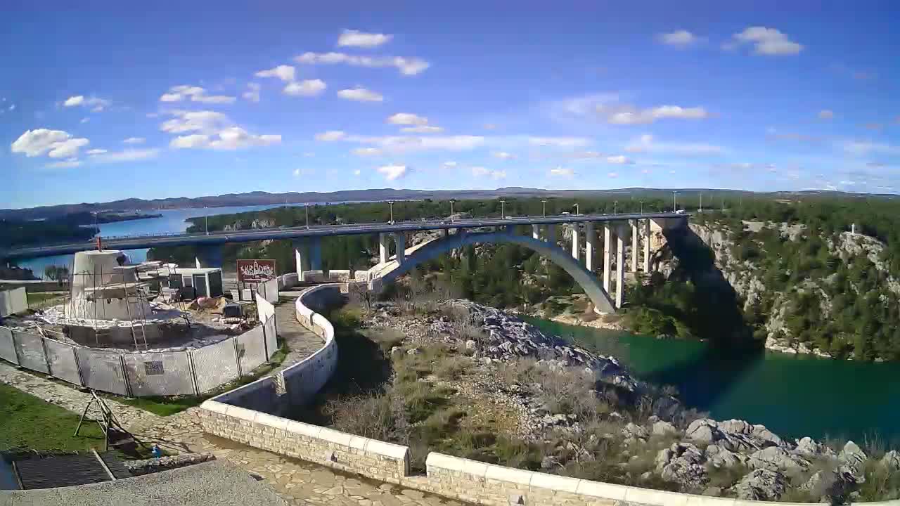 Most Krka Bridge & Krka River Live Cam - Skradin, Sibenik-Knin, Dalmatia, Croatia