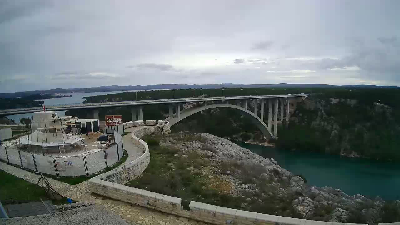 Most Krka Bridge & Krka River Live Cam - Skradin, Sibenik-Knin, Dalmatia, Croatia