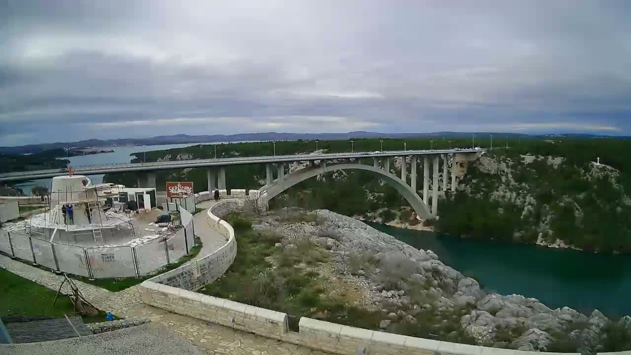 Most Krka Bridge & Krka River Live Cam - Skradin, Sibenik-Knin, Dalmatia, Croatia
