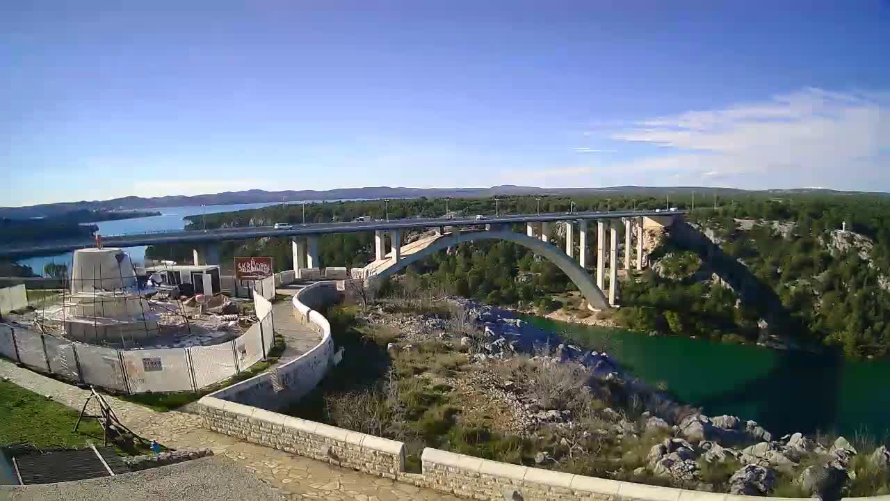 Most Krka Bridge & Krka River Live Cam - Skradin, Sibenik-Knin, Dalmatia, Croatia
