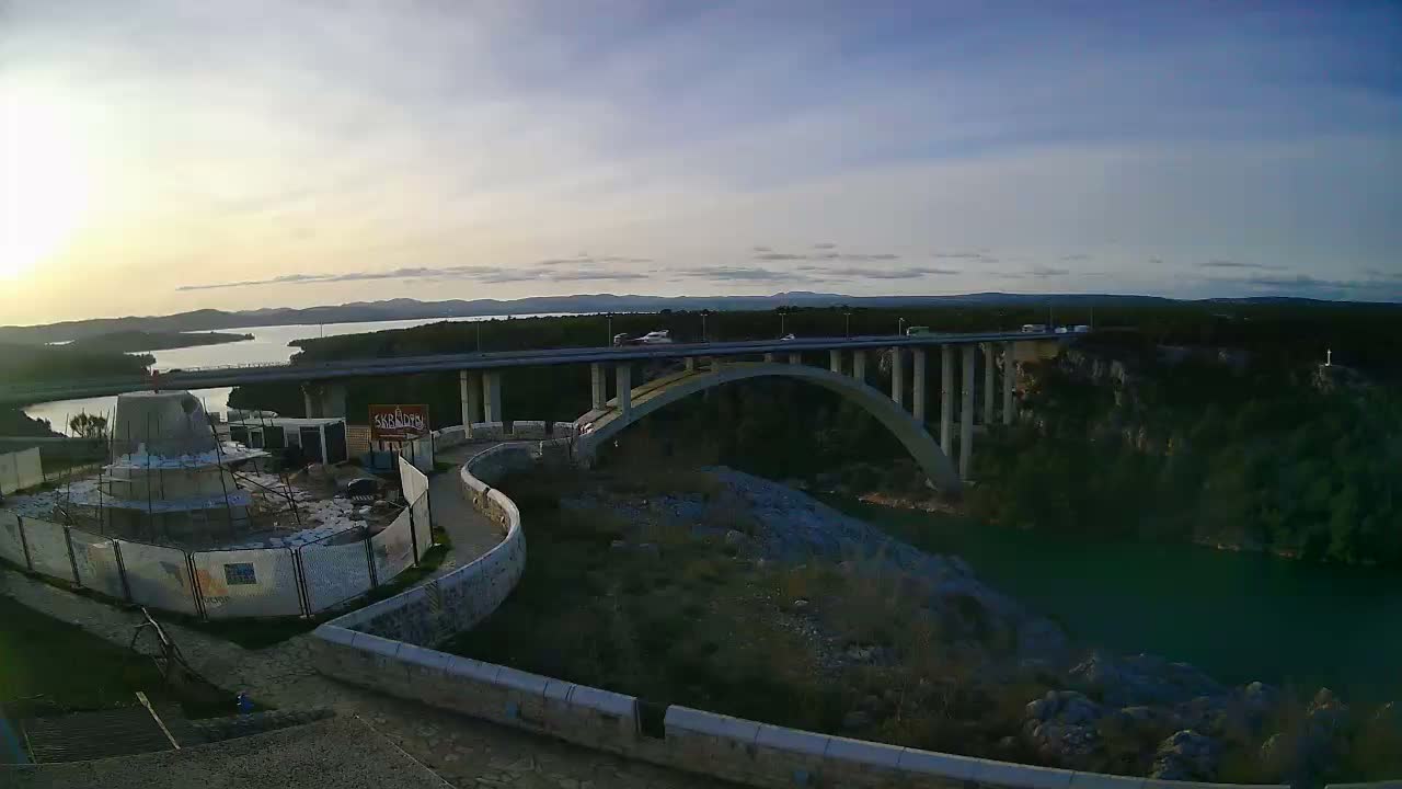 Most Krka Bridge & Krka River Live Cam - Skradin, Sibenik-Knin, Dalmatia, Croatia